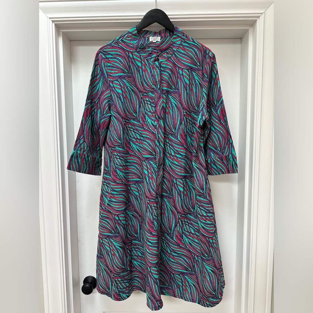 Zuri Kenya dress size XL purple blue